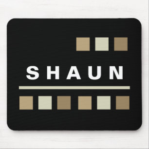 Personalisiertes Mousepads - Schwarzes