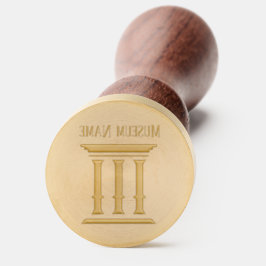Personalisiertes Museum Wachs Siegel Briefmarke