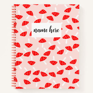 Personalisiertes Mushroom-Notebook Notizbuch