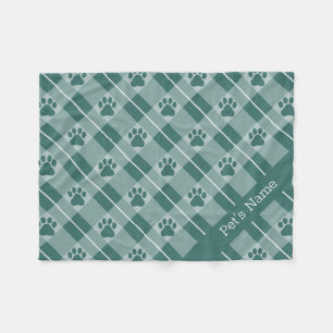 Personalisiertes Muster Druckmuster Dog-Deckeln Fleecedecke