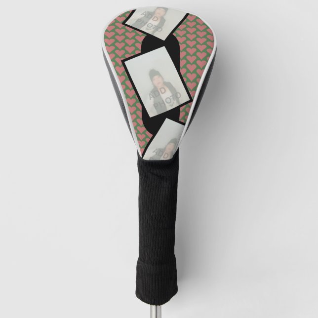 Personalisiertes Muster Golf Head Cover mit Fotos Headcover (Vorderseite)