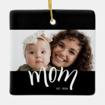 Personalisiertes Mutter-Foto-Jahr Gegründet Modern