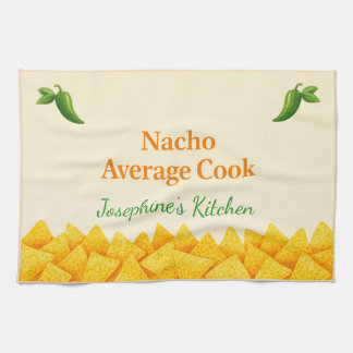 Personalisiertes Nacho-Durchschnittskoch-Funny-Tea Geschirrtuch