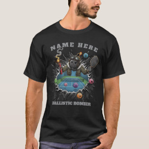 Personalisiertes Name Fett Pickleball Fan-Geschenk T-Shirt