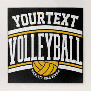 Personalisiertes NAME Volleyball Spieler Schulteam