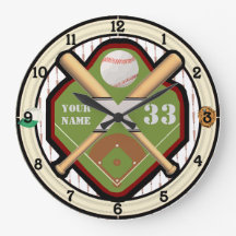 Personalisiertes Namen-und Zahl-Baseball-Feld