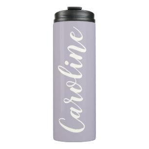 Personalisiertes Namens-Lavendel-Brautparty-Gesche Thermosbecher