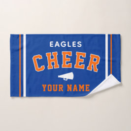 Personalisiertes Namens- & Schultuch für Cheerlead Handtuch