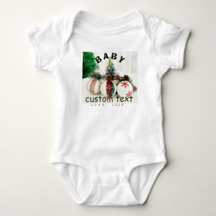Personalisiertes Namensankündigungs-Baby-Bodysuit Baby Strampler