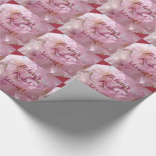 Personalisiertes NamensBrautpartyverpackungspapier Geschenkpapier