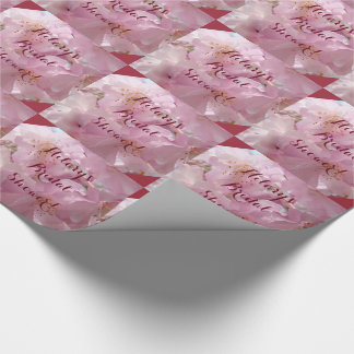 Personalisiertes NamensBrautpartyverpackungspapier Geschenkpapier