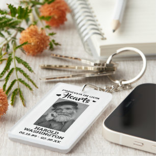 Personalisiertes Namensfoto-Memorial Schlüsselanhänger