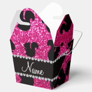 Personalisiertes NamensGlitterneoneichhörnchen de Geschenkschachtel