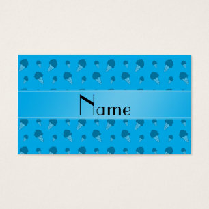 Personalisiertes Namenshimmelblau-Eiscrememuster