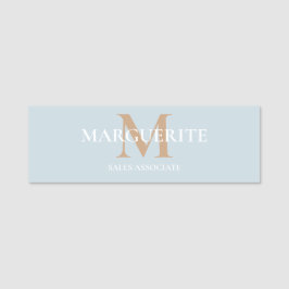 Personalisiertes Namensmonogramm Namensschild