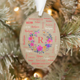 Personalisiertes Namensornament Fügen Sie Ihren Na Ornament