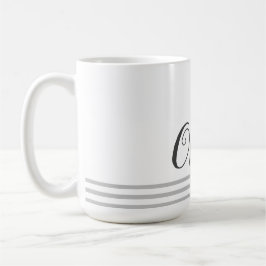 Personalisiertes Namensskript - Niedliches Geschen Kaffeetasse