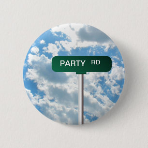 Personalisiertes Namensstraßen-Straßen-Zeichen auf Button