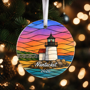 Personalisiertes Nantucket-Acrylnmament, Benutzerd Ornament