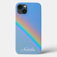 Personalisiertes natürliches Echtregenbogen Case-M