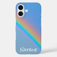 Personalisiertes natürliches Echtregenbogen Case-M