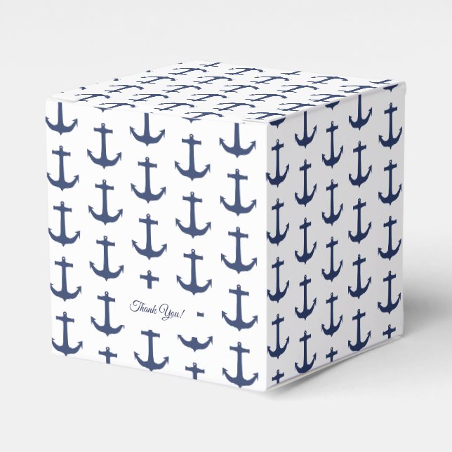 Personalisiertes Nautic Theme Party Gevor Box Geschenkschachtel (Vorderseite)