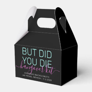Personalisiertes Neon-Hangover-Entlastungskit Geschenkschachtel