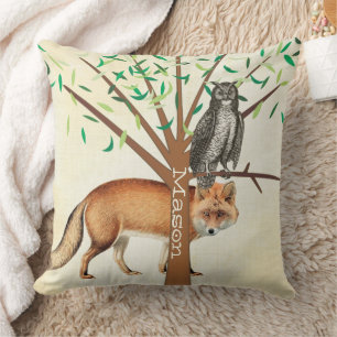 Personalisiertes neues Baby Boy's Room Niedlich Fo Kissen