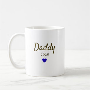 Personalisiertes Neues Daddy-Liebe-Design mit Jahr Kaffeetasse