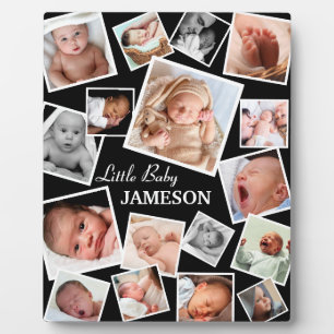 Personalisiertes Neugeborenes 17 Foto   Geschenk Fotoplatte