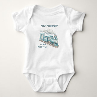 Personalisiertes Neuzugang-Zug-Baby-Body Baby Strampler