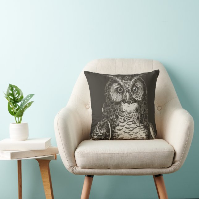 Personalisiertes New Baby Boy's Room Niedlich Owl Kissen (Stuhl )