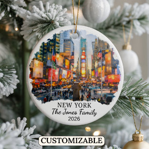 Personalisiertes New York City, Individuelles New  Keramik Ornament