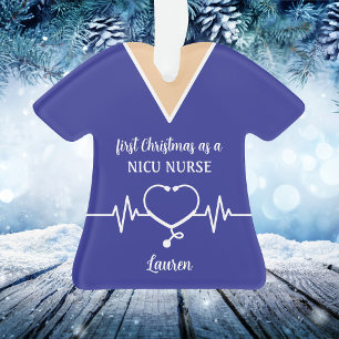 Personalisiertes NICU-Krankenschwester-Weihnachten Ornament