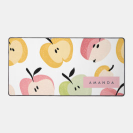 Personalisiertes, Niedliches Apfelmuster Schreibtischunterlage