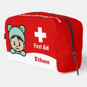 Personalisiertes Niedliches Baby First Aid Kit Bag Waschbeutel