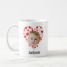 Personalisiertes Niedliches Babybild mit Herzdesig
