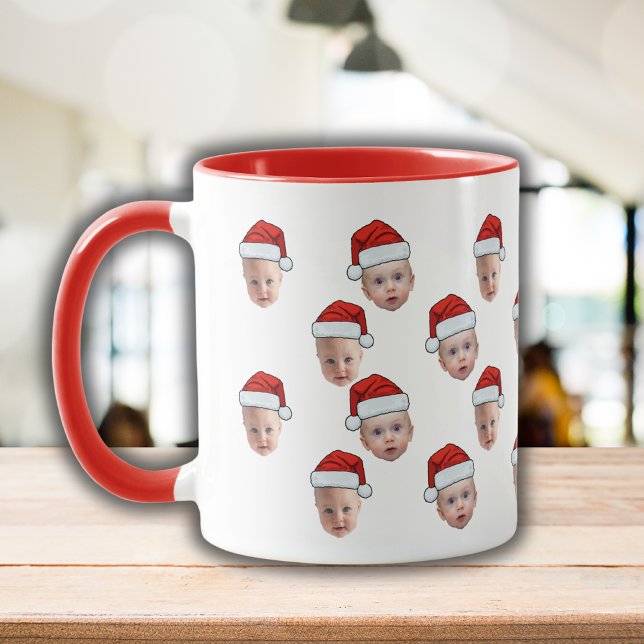 Personalisiertes Niedliches BabyGesicht 2 Fotos We Tasse (Von Creator hochgeladen)