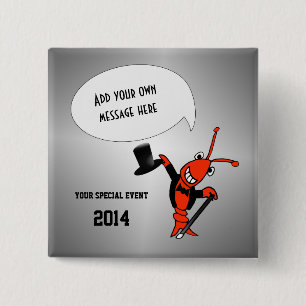 Personalisiertes niedliches button