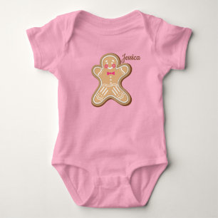 Personalisiertes Niedliches Cookie Baby Strampler