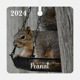 Personalisiertes Niedliches Foxenkirrel Ornament Aus Metall