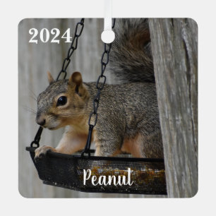 Personalisiertes Niedliches Foxenkirrel Ornament Aus Metall