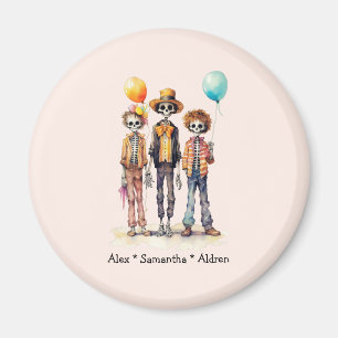 Personalisiertes Niedliches Kid Zombie Halloween ( Magnet