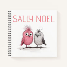 Personalisiertes niedliches Notizbuch