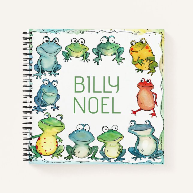 Personalisiertes niedliches Notizbuch (Vorderseite)