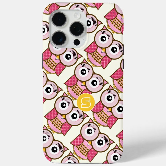 Personalisiertes Niedliches Owl Art iphone 5 Case-Mate iPhone Hülle (Rückseite)