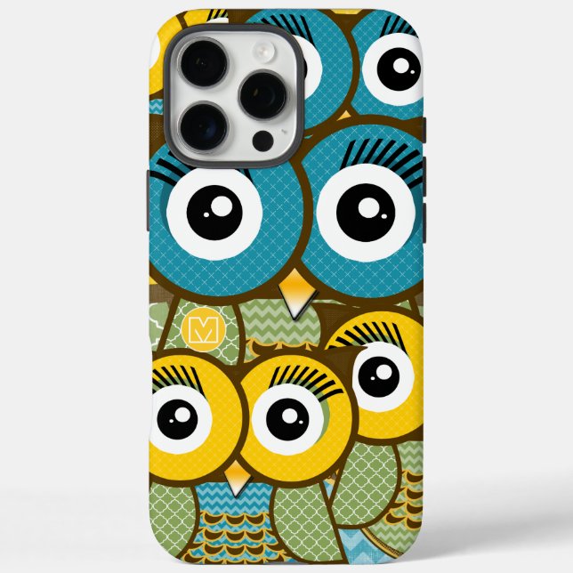 Personalisiertes Niedliches Owl Art iphone 5 title_seo2 (Rückseite)