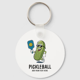 Personalisiertes Niedliches Picknick Pickleball Fu Schlüsselanhänger