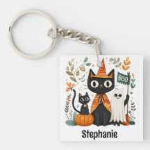 Personalisiertes Niedliches Schwarzes Katzen und G