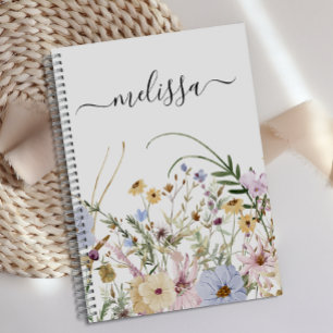 Personalisiertes Niedliches Soft Spring Floral Jou Notizbuch